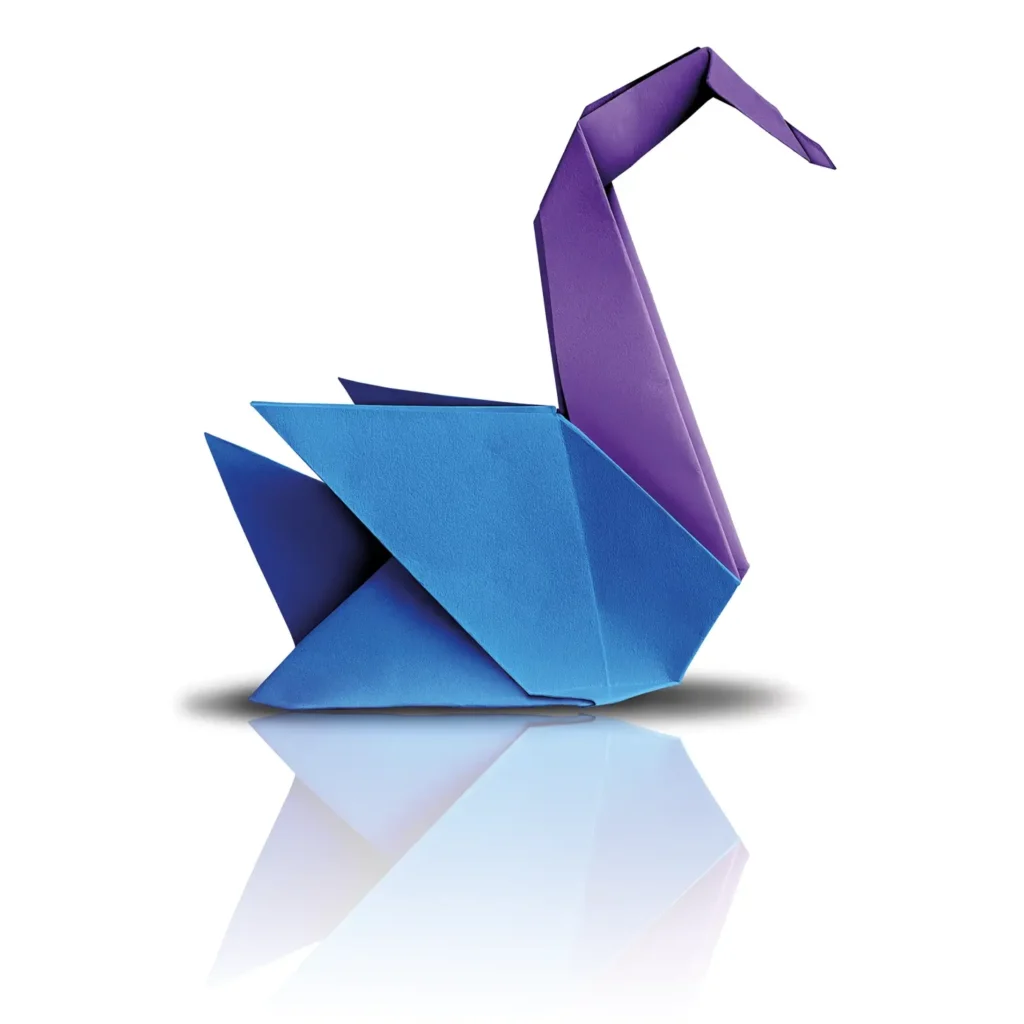 immagine rappresentativa cigno origami conto business play